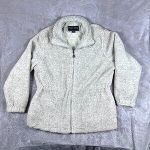 Woman's Pacific Trail Outdoor Wear Beige Sherpa Fleece Lined Jacket Size Large